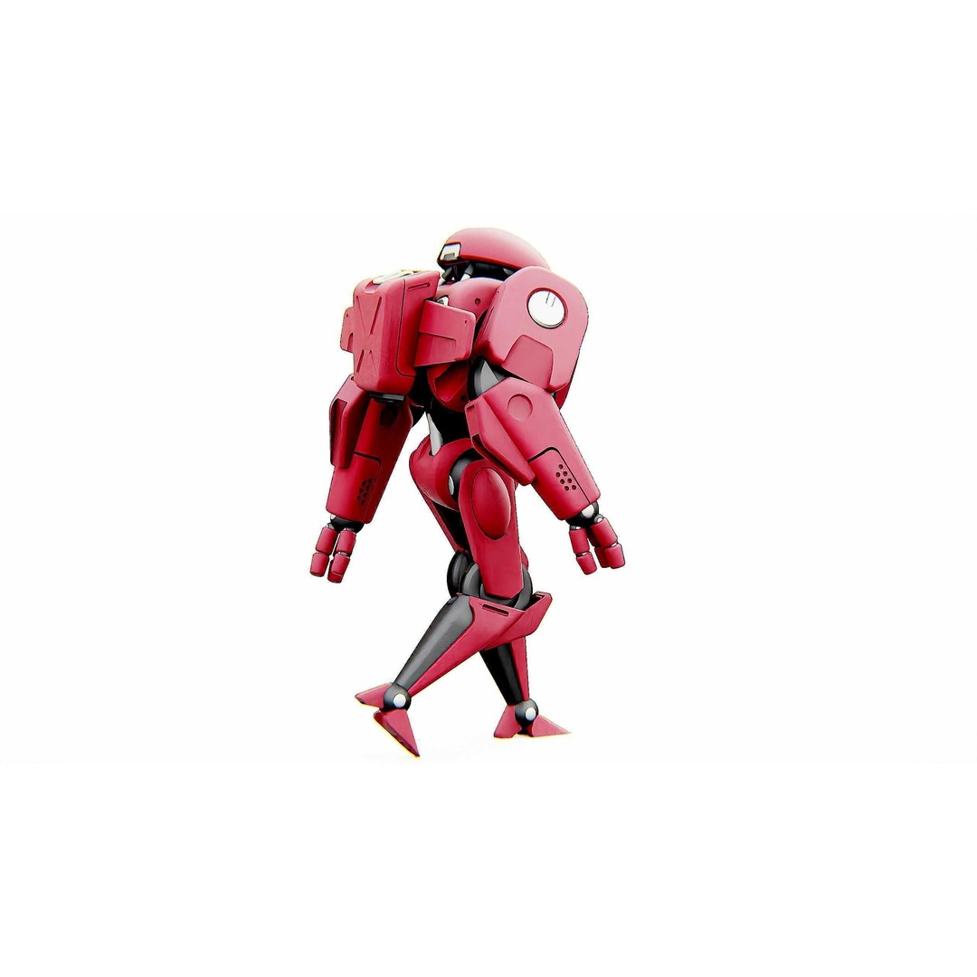 ANDROID IKAROUS 3D Model – Rigged Sci-Fi Character for Unity & Unreal Engine - View 13