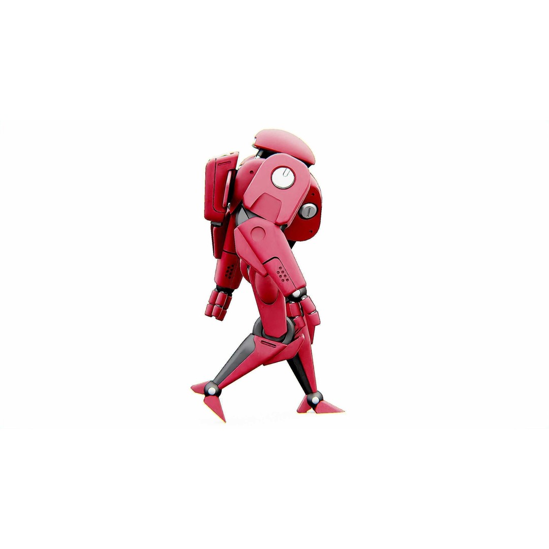 ANDROID IKAROUS 3D Model – Rigged Sci-Fi Character for Unity & Unreal Engine - View 14