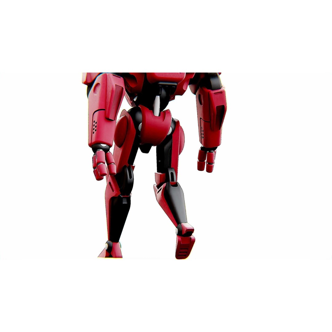 ANDROID IKAROUS 3D Model – Rigged Sci-Fi Character for Unity & Unreal Engine - View 20