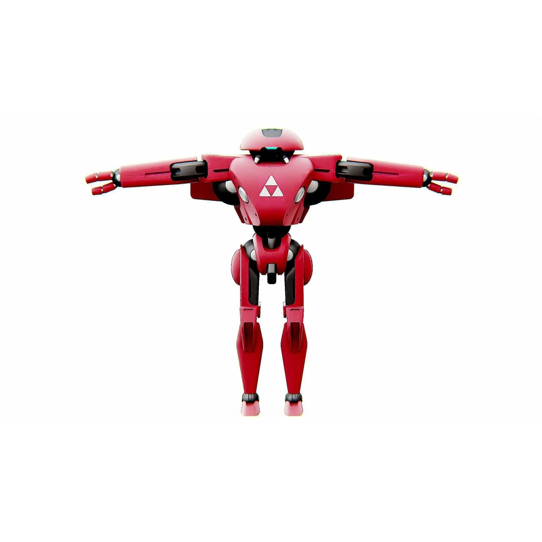 ANDROID IKAROUS 3D Model – Rigged Sci-Fi Character for Unity & Unreal Engine - View 25