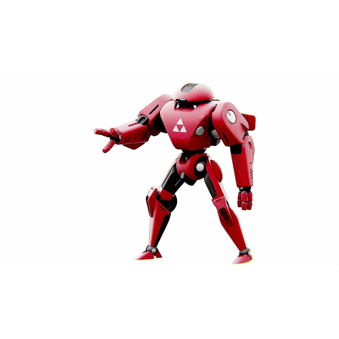 ANDROID IKAROUS 3D Model – Rigged Sci-Fi Character for Unity & Unreal Engine - View 27