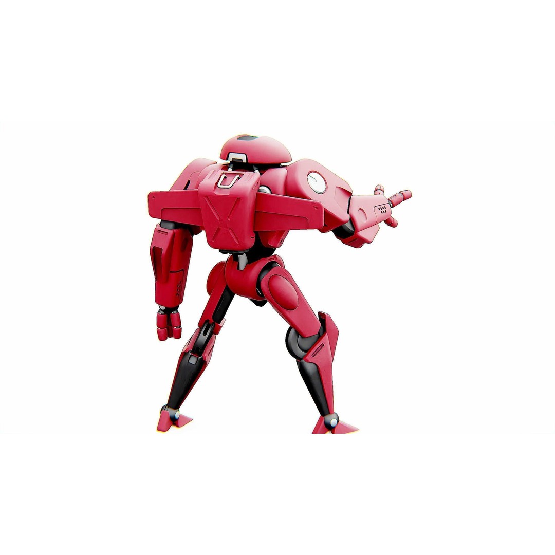 ANDROID IKAROUS 3D Model – Rigged Sci-Fi Character for Unity & Unreal Engine - View 29