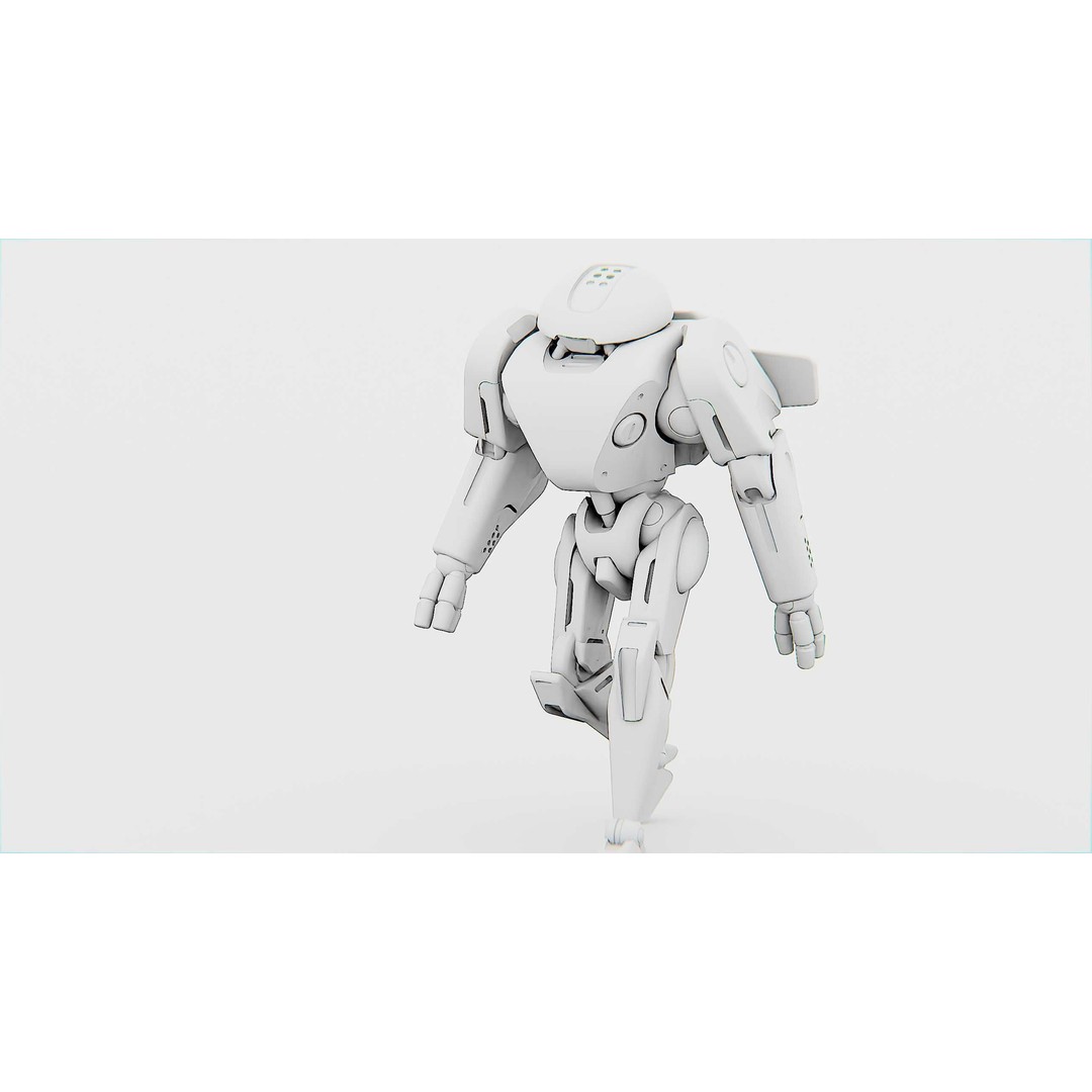 ANDROID IKAROUS 3D Model – Rigged Sci-Fi Character for Unity & Unreal Engine - View 36