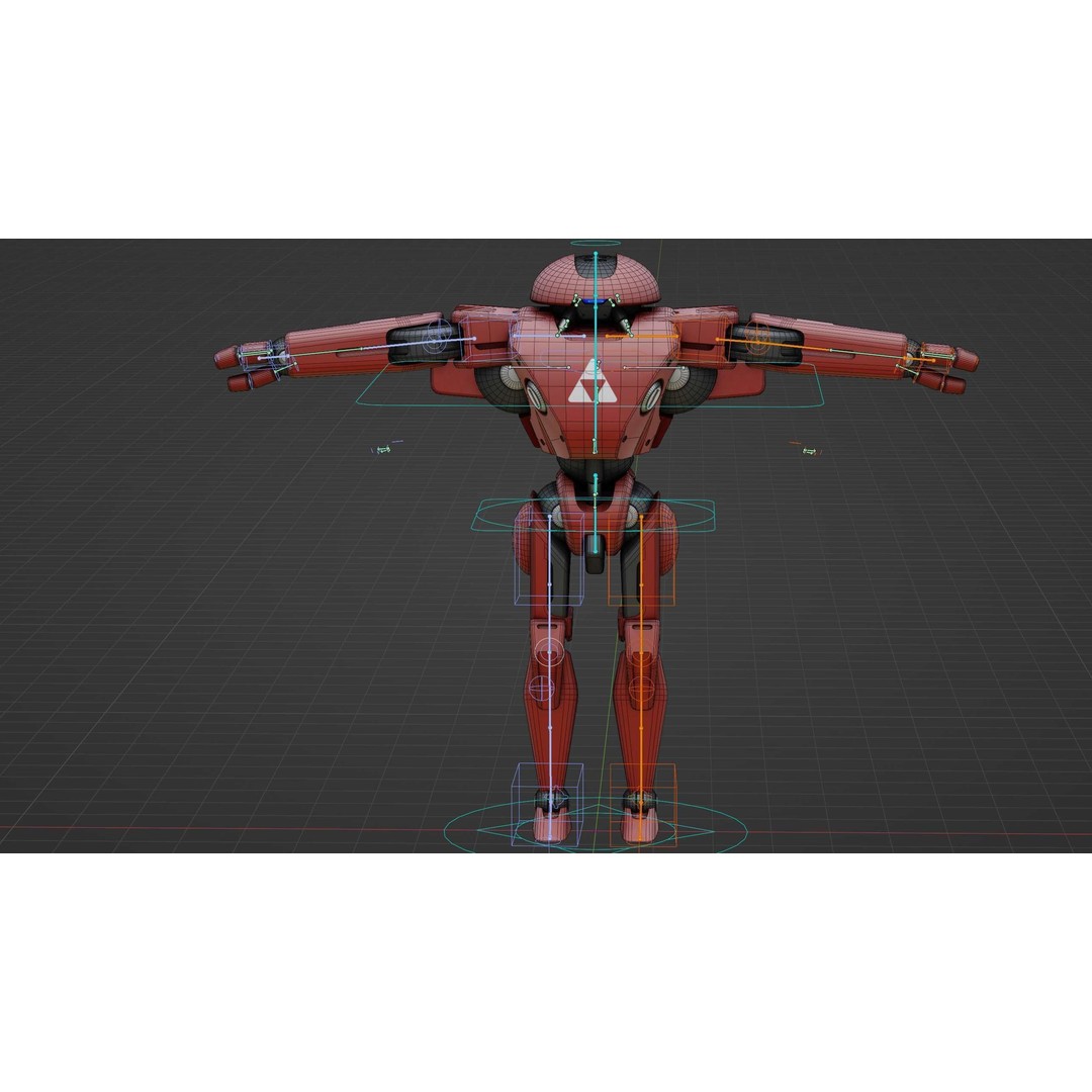 ANDROID IKAROUS 3D Model – Rigged Sci-Fi Character for Unity & Unreal Engine - View 40