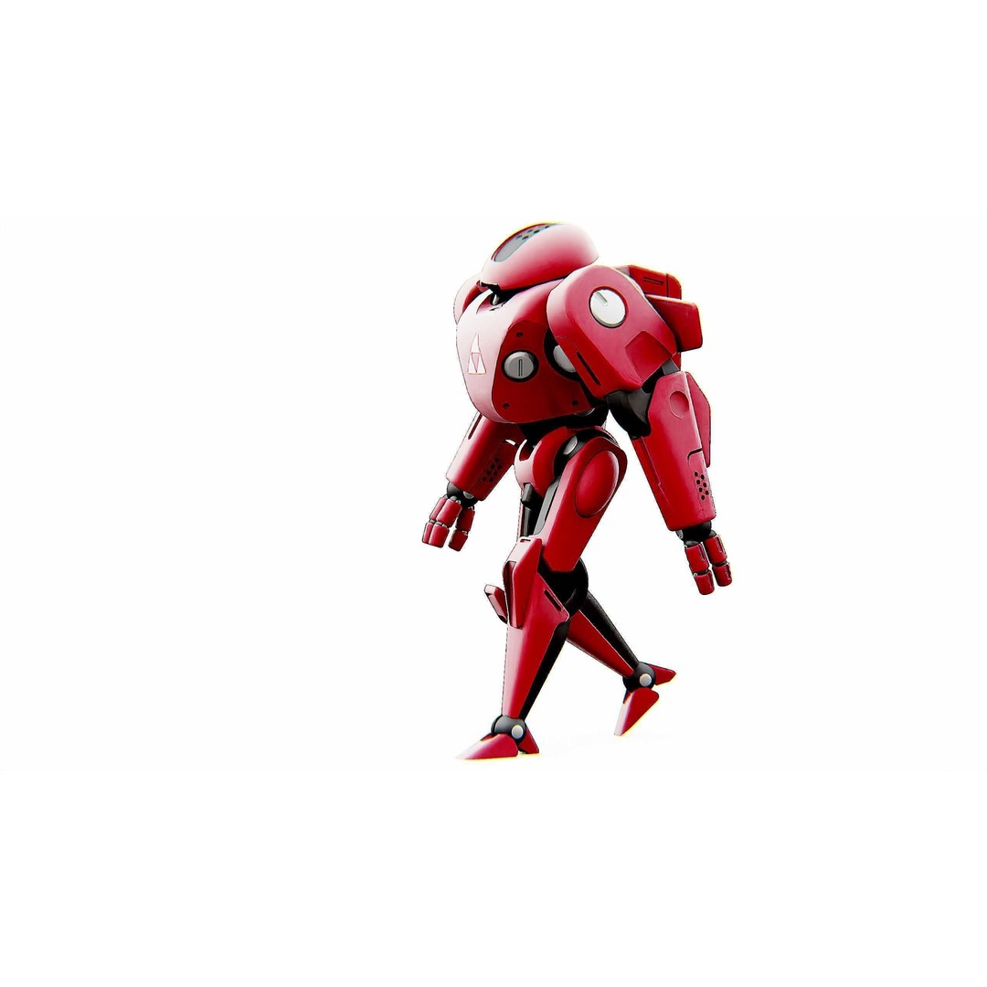ANDROID IKAROUS 3D Model – Rigged Sci-Fi Character for Unity & Unreal Engine - View 5
