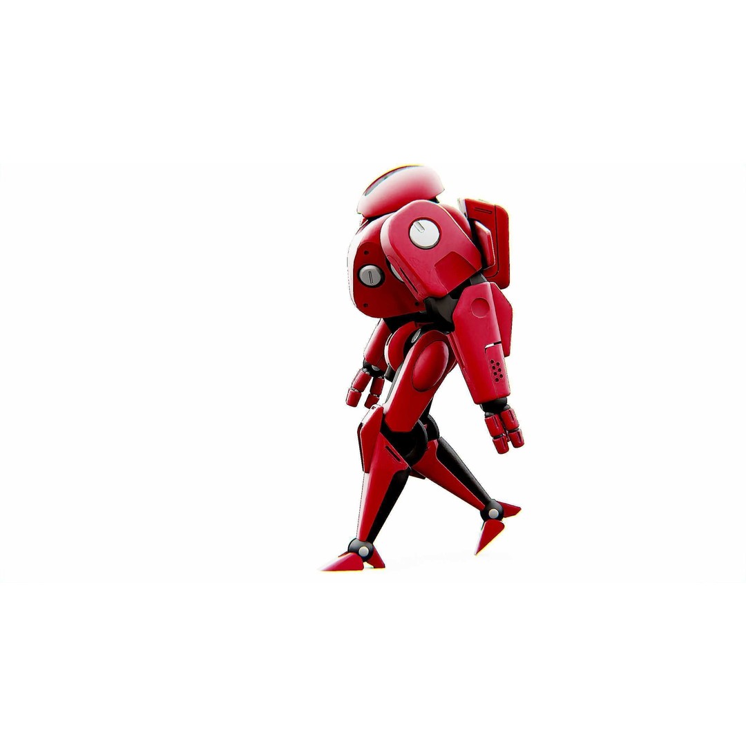 ANDROID IKAROUS 3D Model – Rigged Sci-Fi Character for Unity & Unreal Engine - View 6