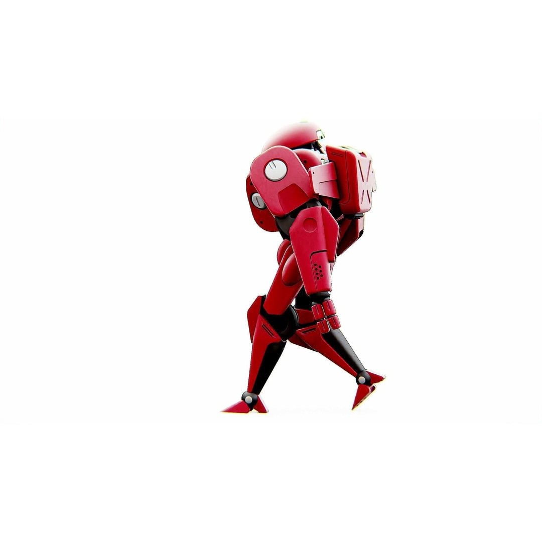 ANDROID IKAROUS 3D Model – Rigged Sci-Fi Character for Unity & Unreal Engine - View 7
