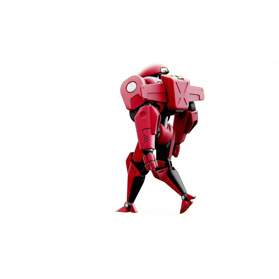 ANDROID IKAROUS 3D Model – Rigged Sci-Fi Character for Unity & Unreal Engine - View 8