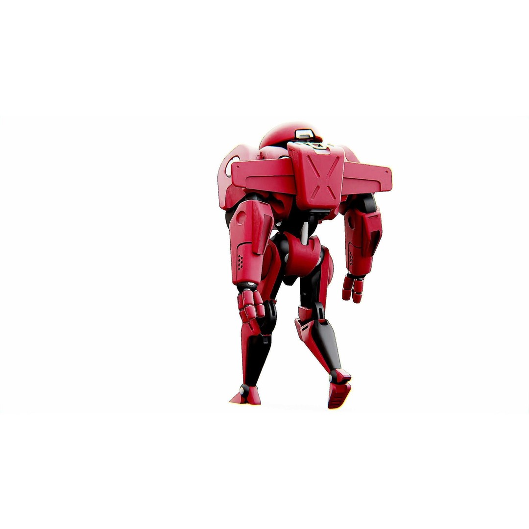 ANDROID IKAROUS 3D Model – Rigged Sci-Fi Character for Unity & Unreal Engine - View 9