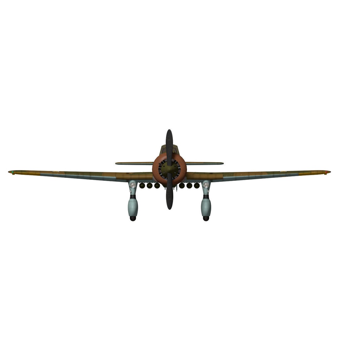 PZL.23 Karas 3D Model – High Poly Military Aircraft, FBX - View 12