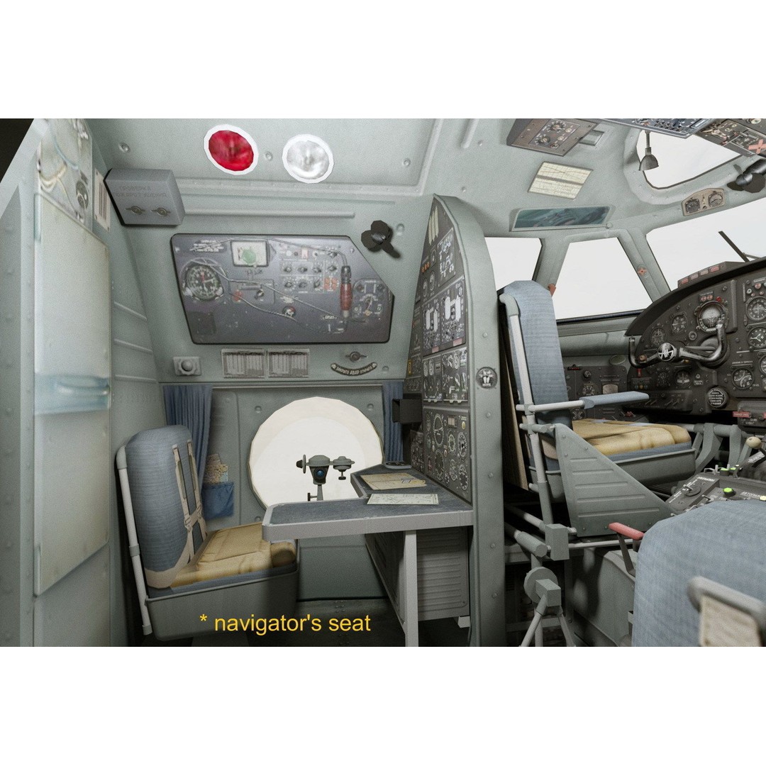 Antonov An-26 3D Model – Military Transport Aircraft, FBX, OBJ - View 22