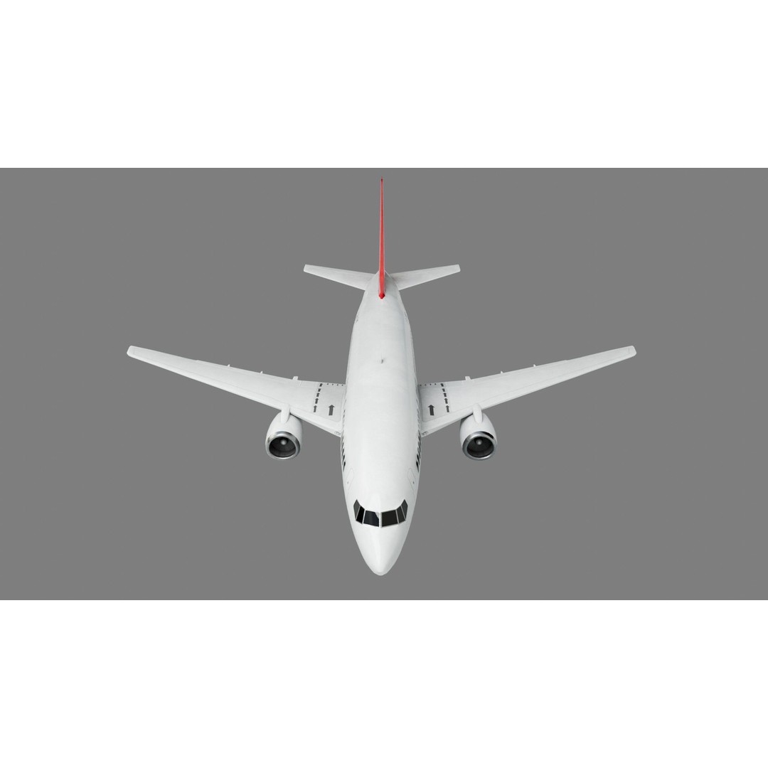 Boeing 737 3D Model – Low Poly Commercial Aircraft, FBX