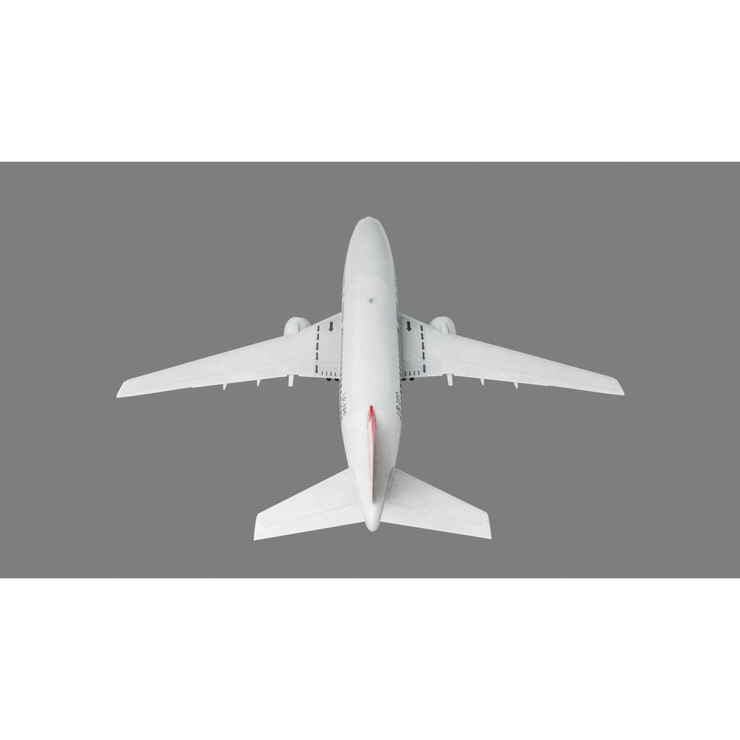Boeing 737 3D Model – Low Poly Commercial Aircraft, FBX - View 11