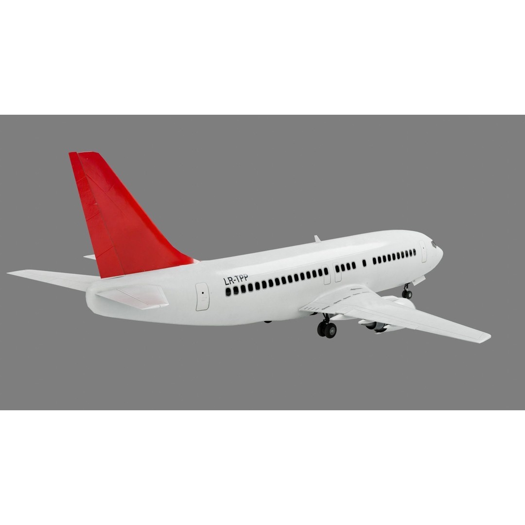 Boeing 737 3D Model – Low Poly Commercial Aircraft, FBX - View 5