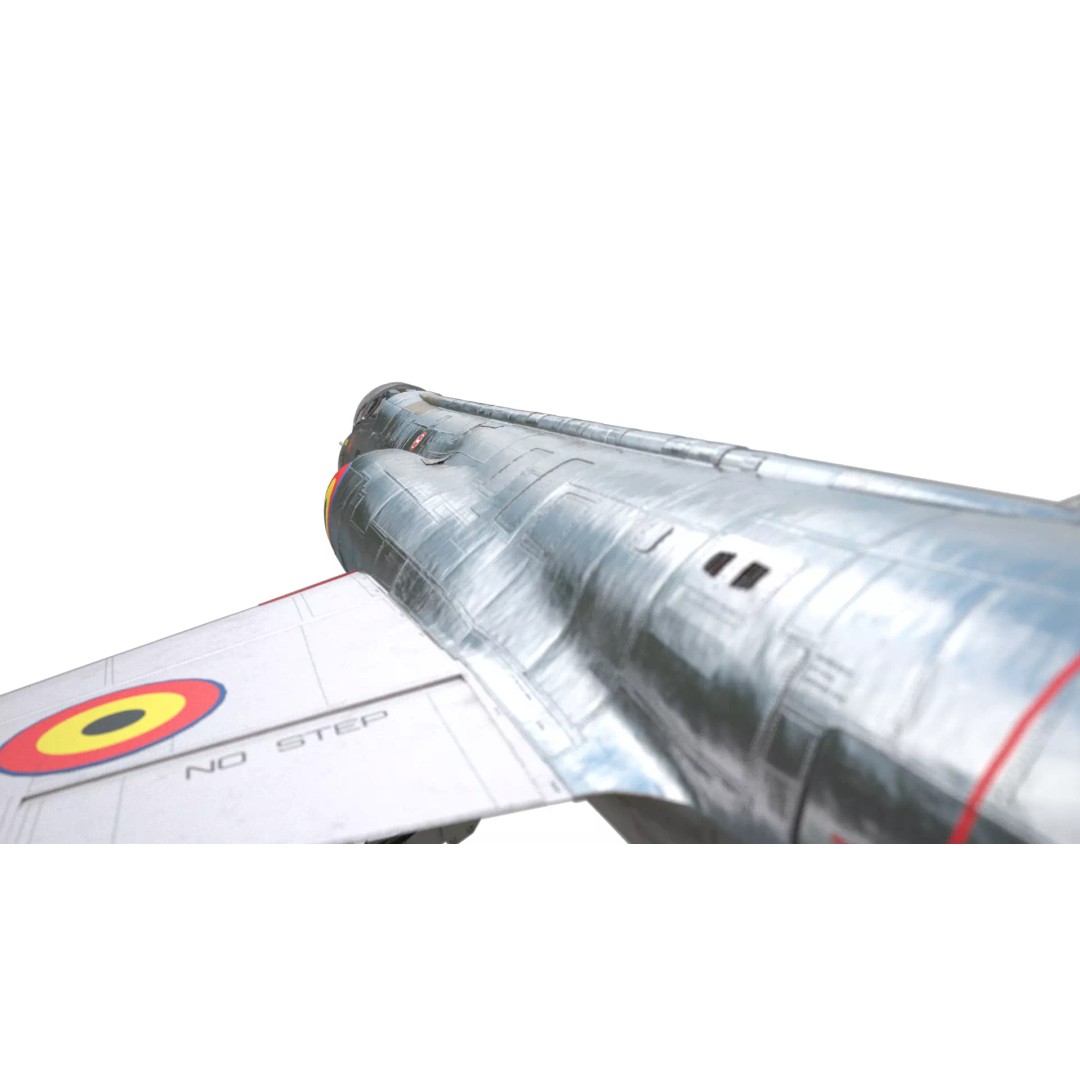 Lockheed F-104 Starfighter 3D Model – Low Poly Military Jet, FBX