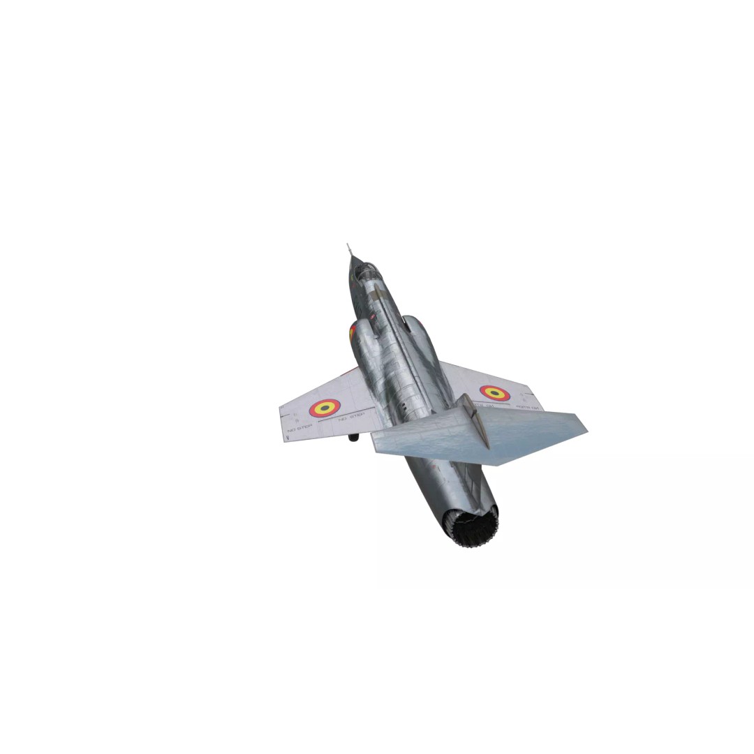 Lockheed F-104 Starfighter 3D Model – Low Poly Military Jet, FBX - View 6