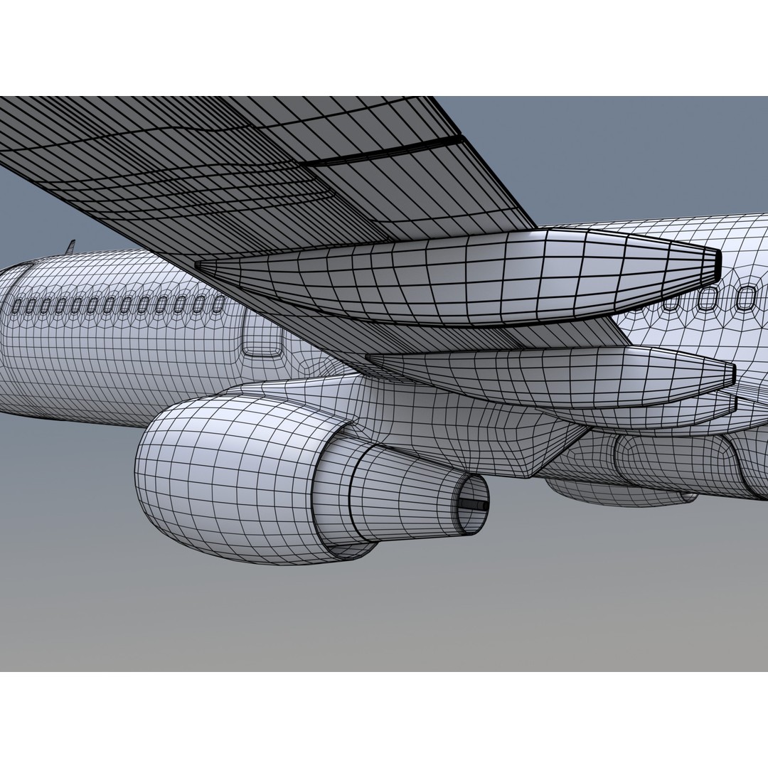 Airbus A321neo 3D Model – Commercial Aircraft with Virgin Livery, FBX
