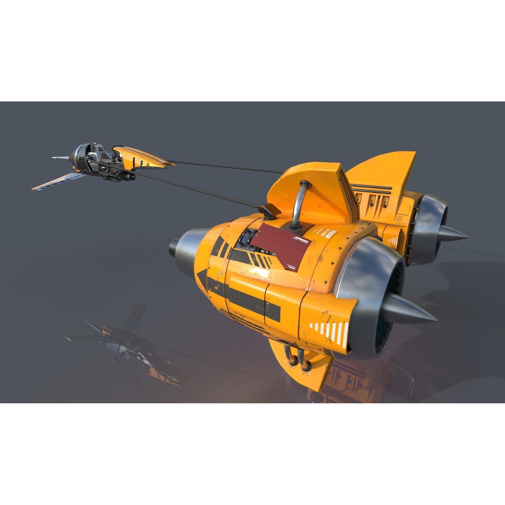 Pod Bug - Low-Poly Game-Ready 3D Model - View 15