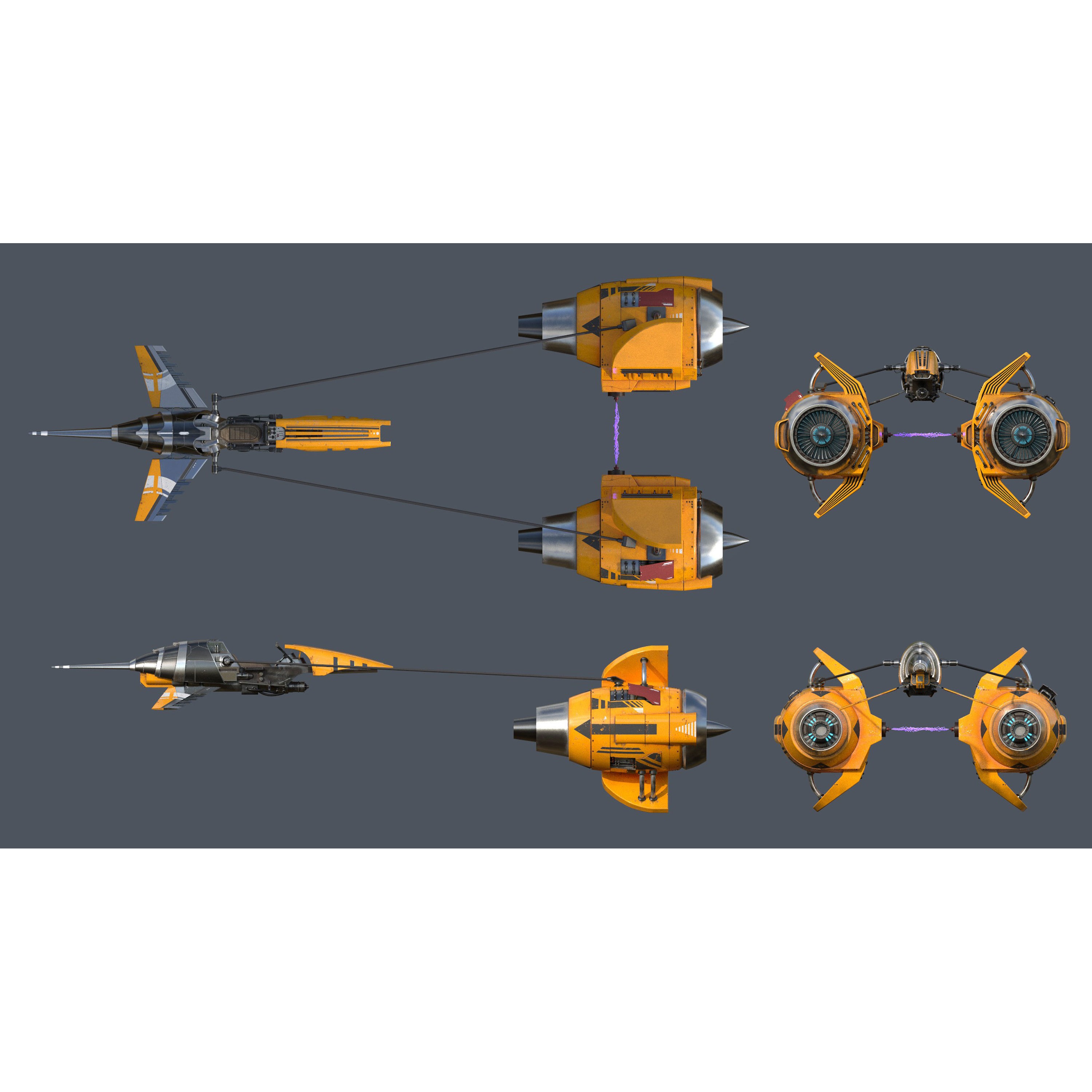 Pod Bug - Low-Poly Game-Ready 3D Model - View 17