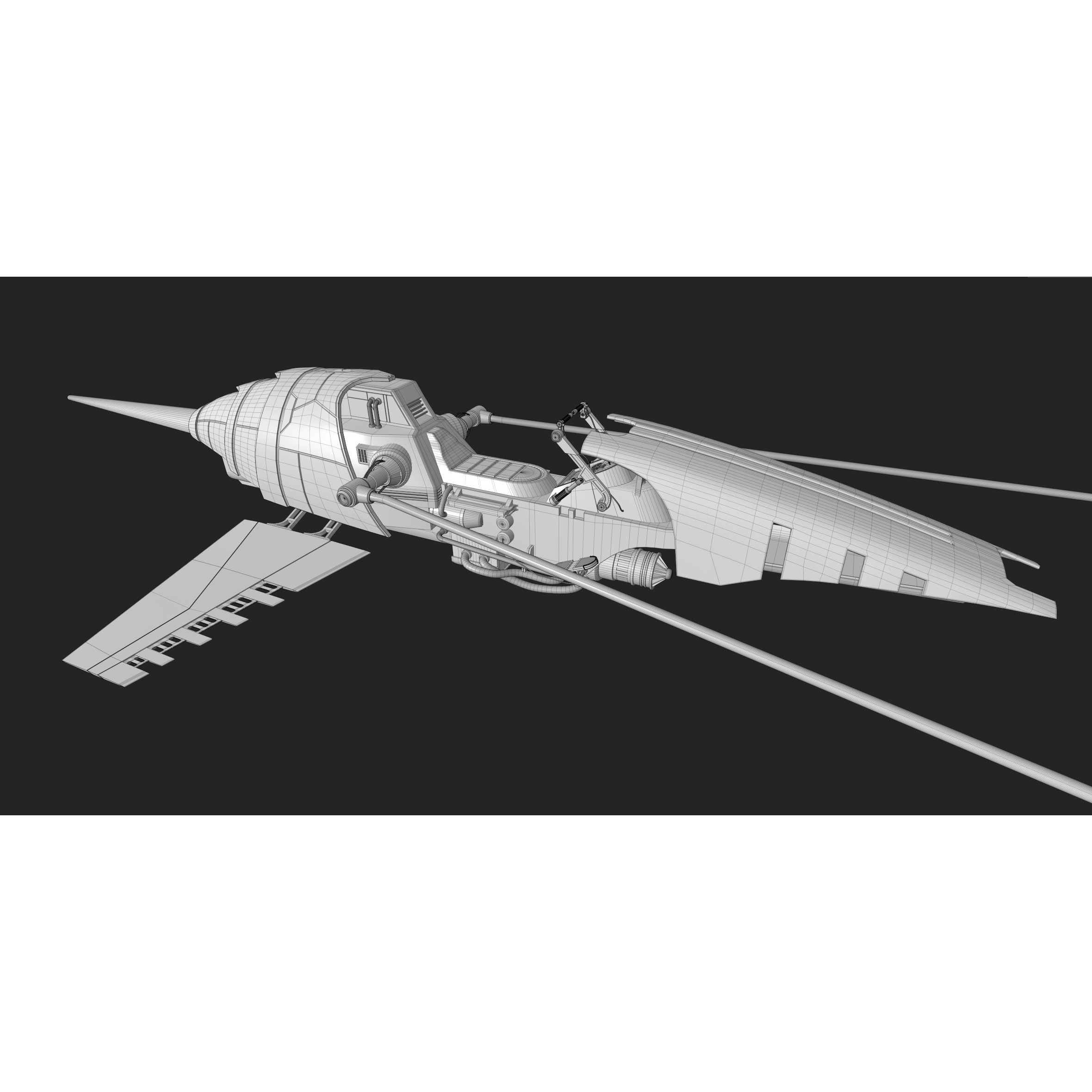 Pod Bug - Low-Poly Game-Ready 3D Model - View 23