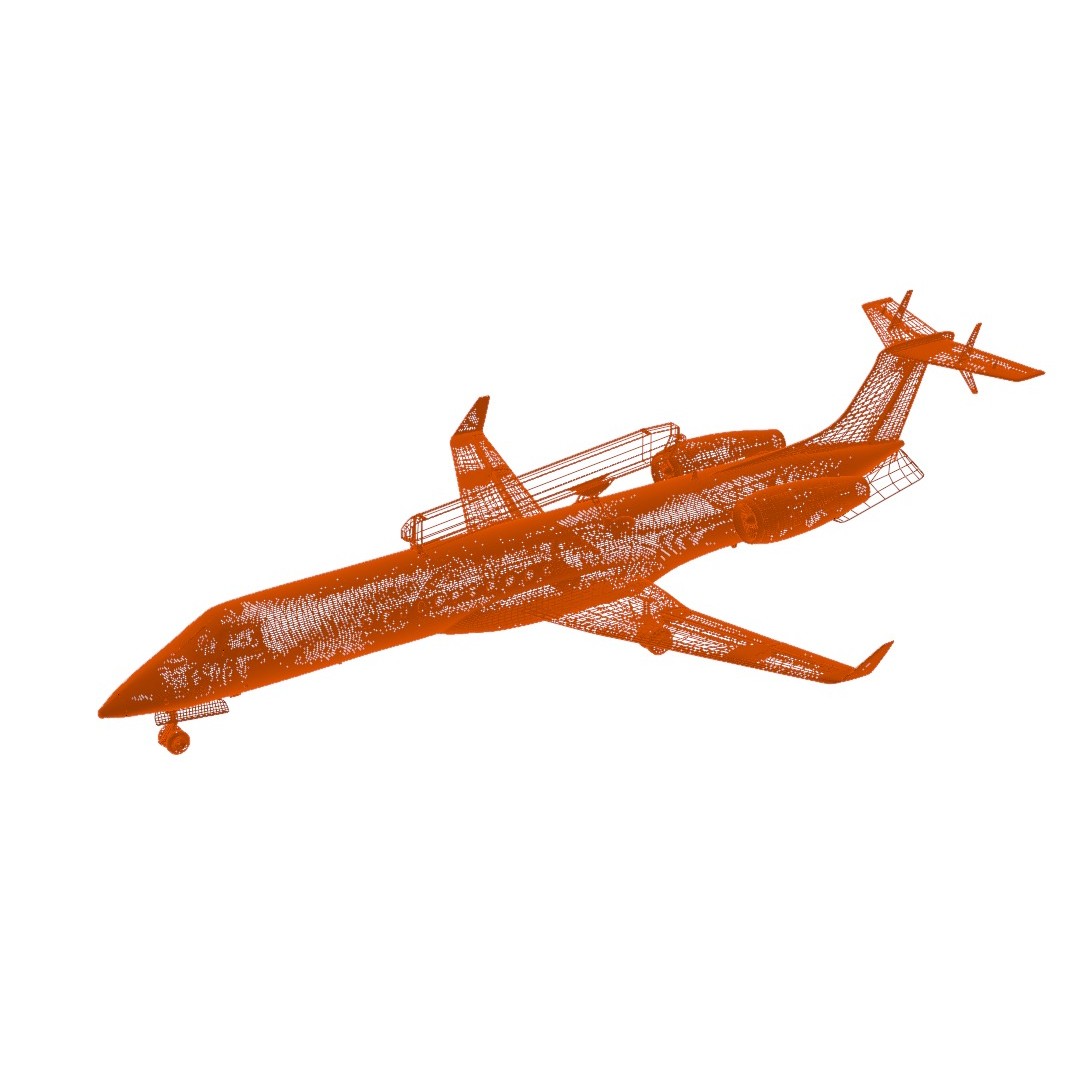 Embraer R-99 3D Model – Low Poly Military Aircraft, FBX & OBJ Formats - View 27