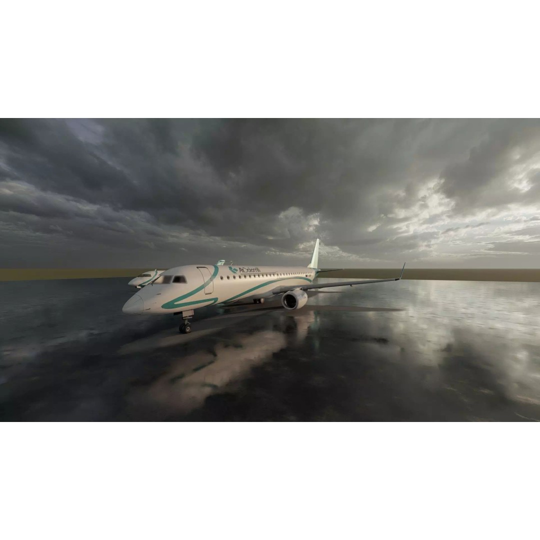 Embraer 190 & e-195 3D Model – Detailed Aircraft with Interior, Lumion Ready - View 13