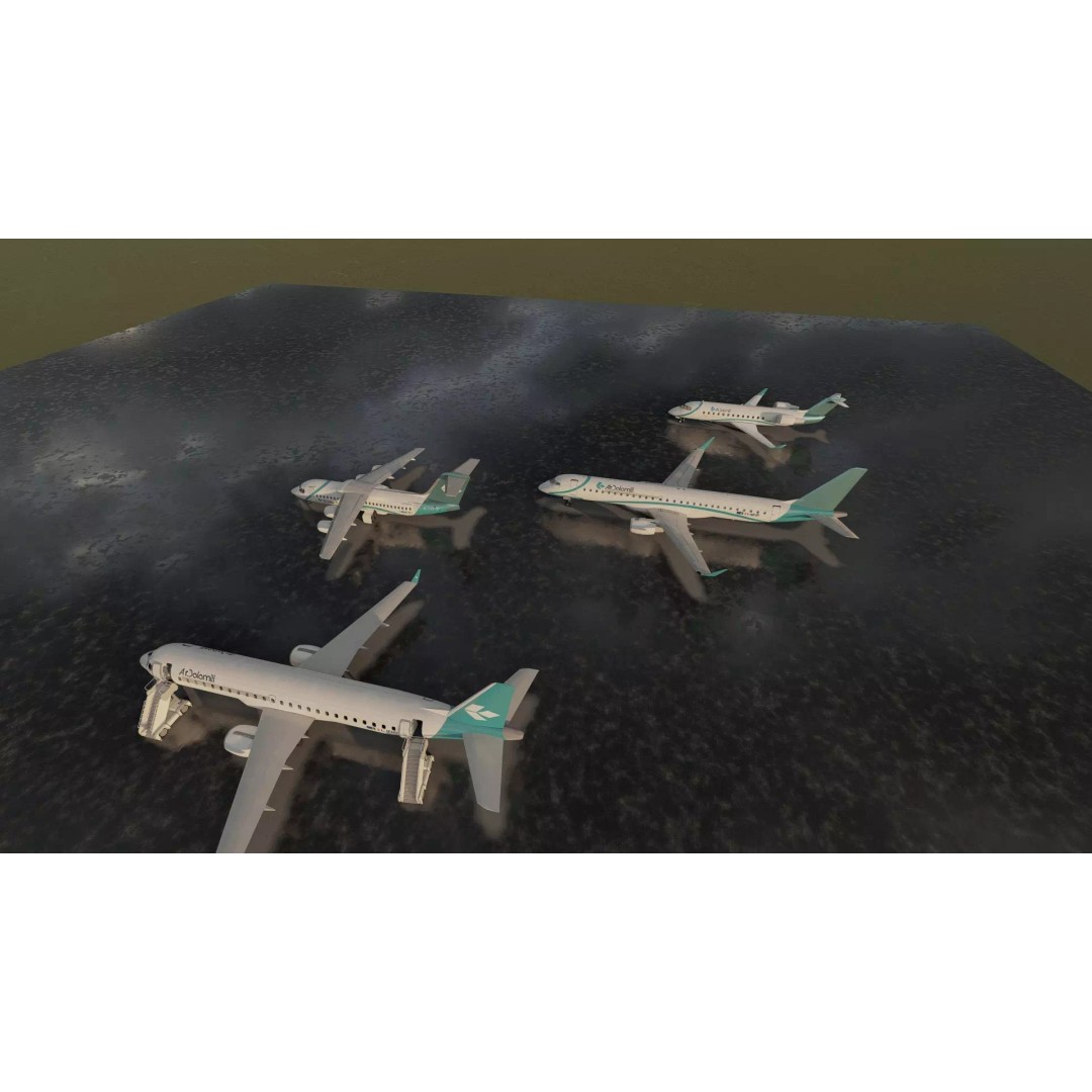 Embraer 190 & e-195 3D Model – Detailed Aircraft with Interior, Lumion Ready - View 15