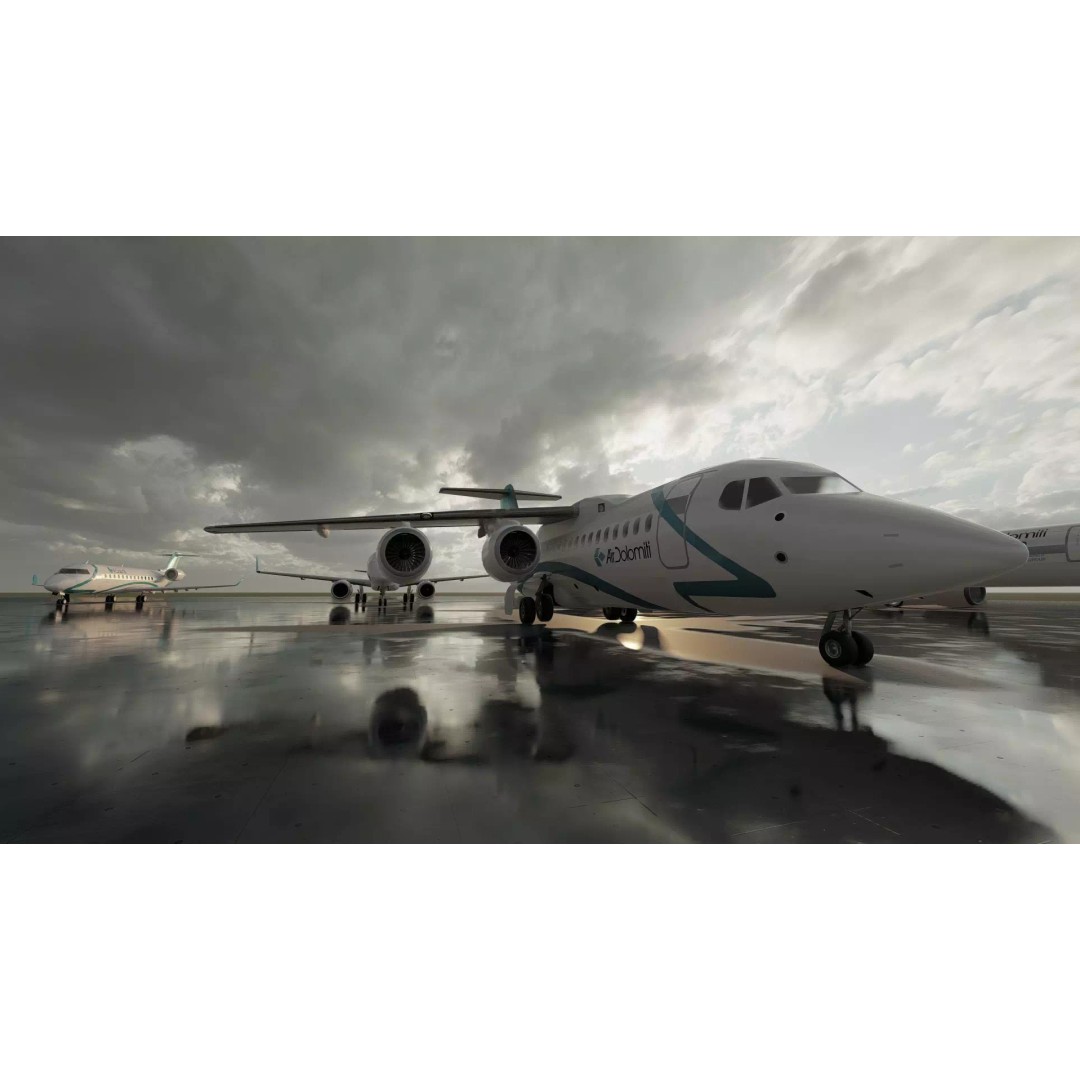 Embraer 190 & e-195 3D Model – Detailed Aircraft with Interior, Lumion Ready - View 17