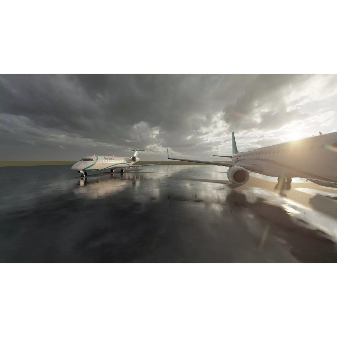 Embraer 190 & e-195 3D Model – Detailed Aircraft with Interior, Lumion Ready - View 18