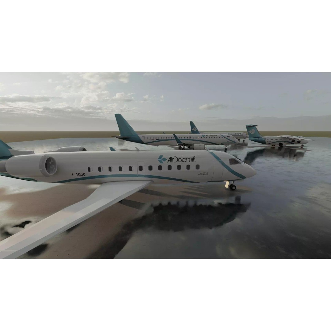 Embraer 190 & e-195 3D Model – Detailed Aircraft with Interior, Lumion Ready - View 20