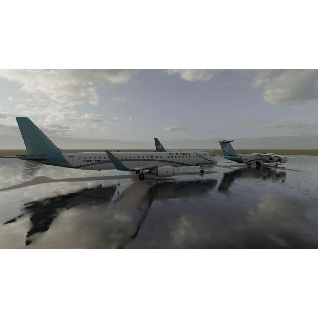 Embraer 190 & e-195 3D Model – Detailed Aircraft with Interior, Lumion Ready - View 21
