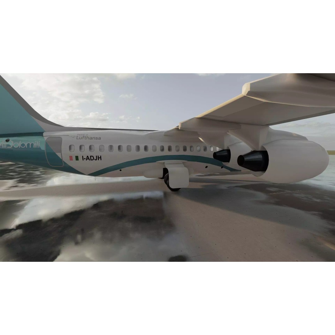 Embraer 190 & e-195 3D Model – Detailed Aircraft with Interior, Lumion Ready - View 23