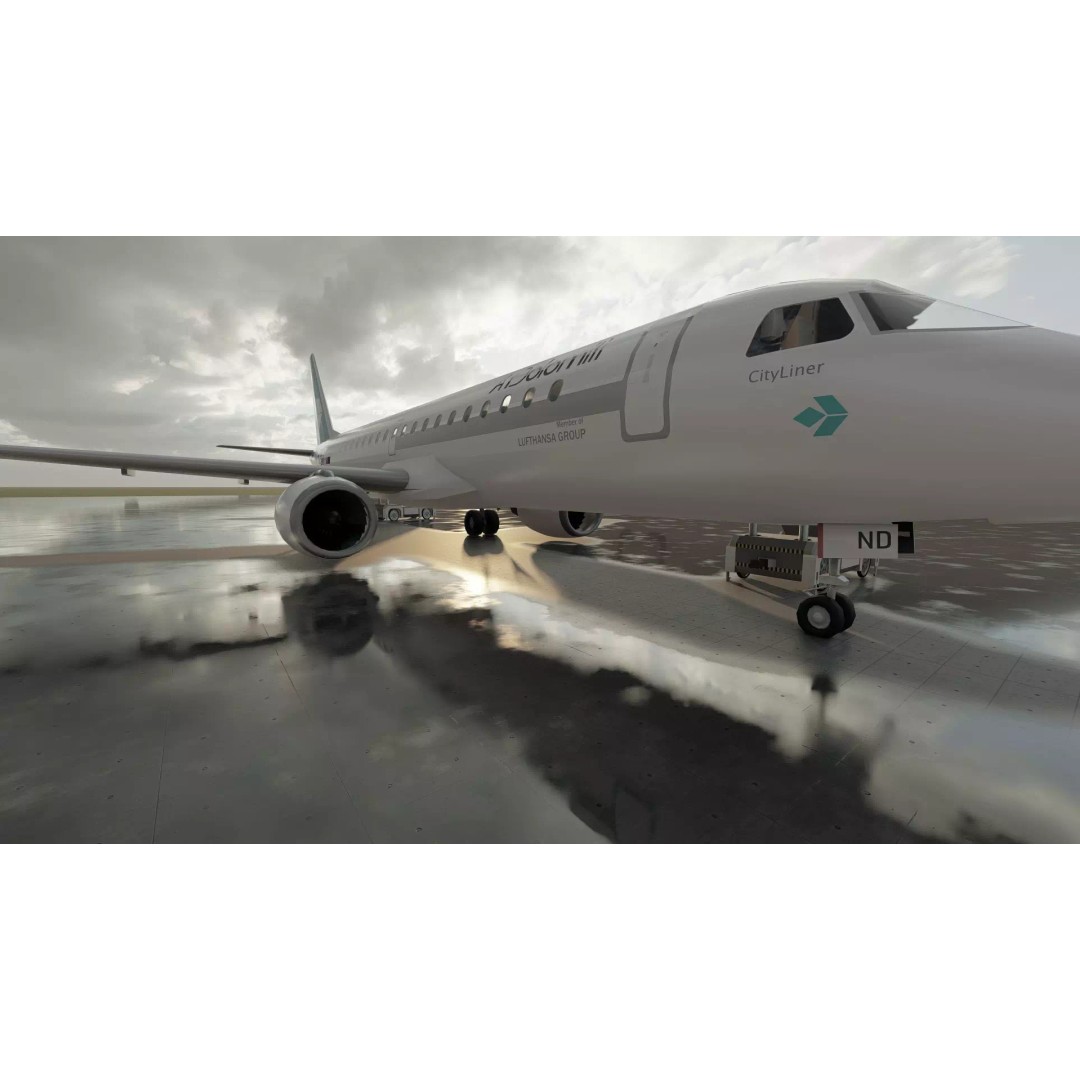 Embraer 190 & e-195 3D Model – Detailed Aircraft with Interior, Lumion Ready - View 26