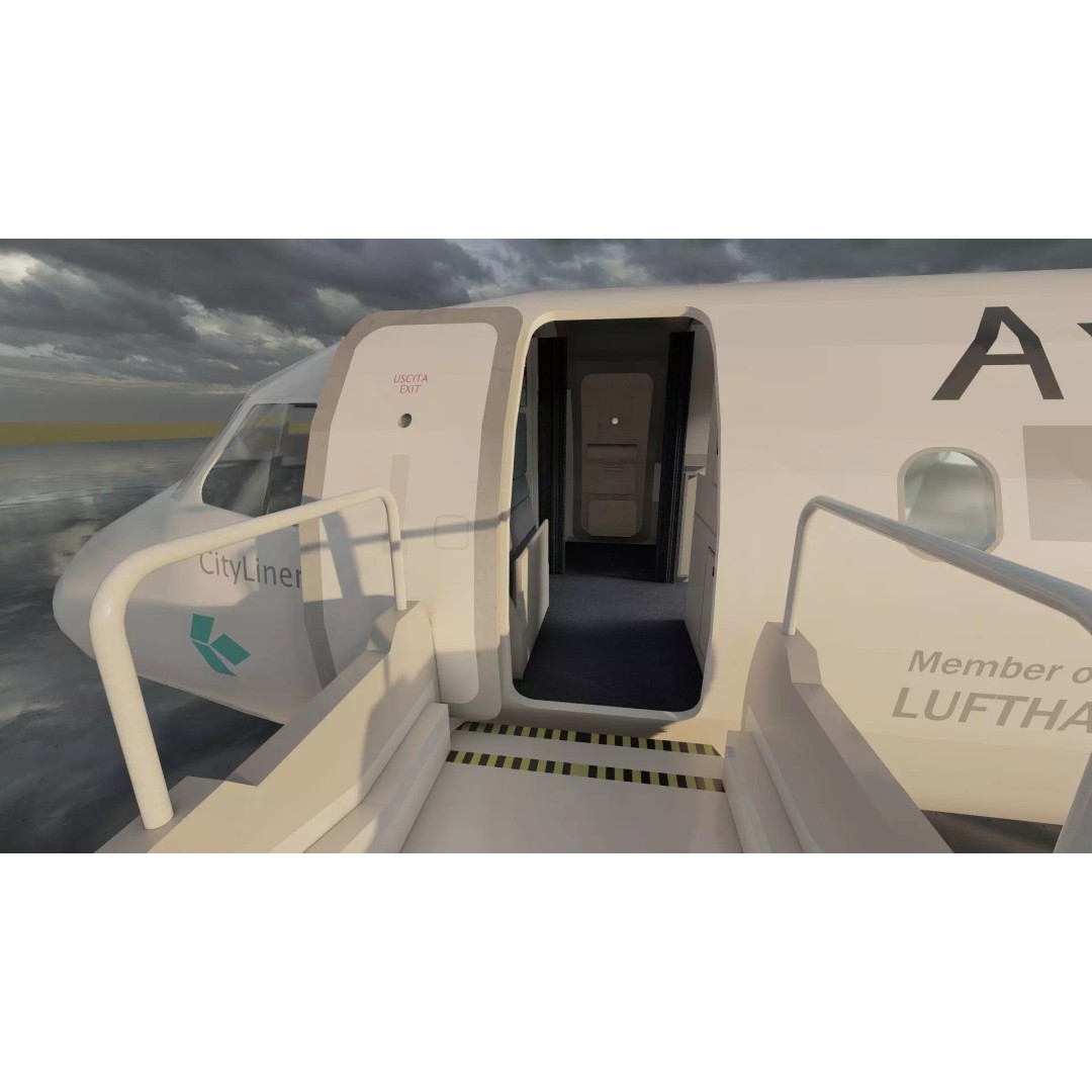 Embraer 190 & e-195 3D Model – Detailed Aircraft with Interior, Lumion Ready - View 29