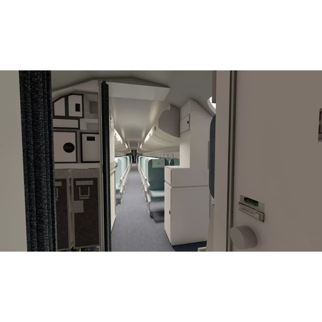 Embraer 190 & e-195 3D Model – Detailed Aircraft with Interior, Lumion Ready - View 32