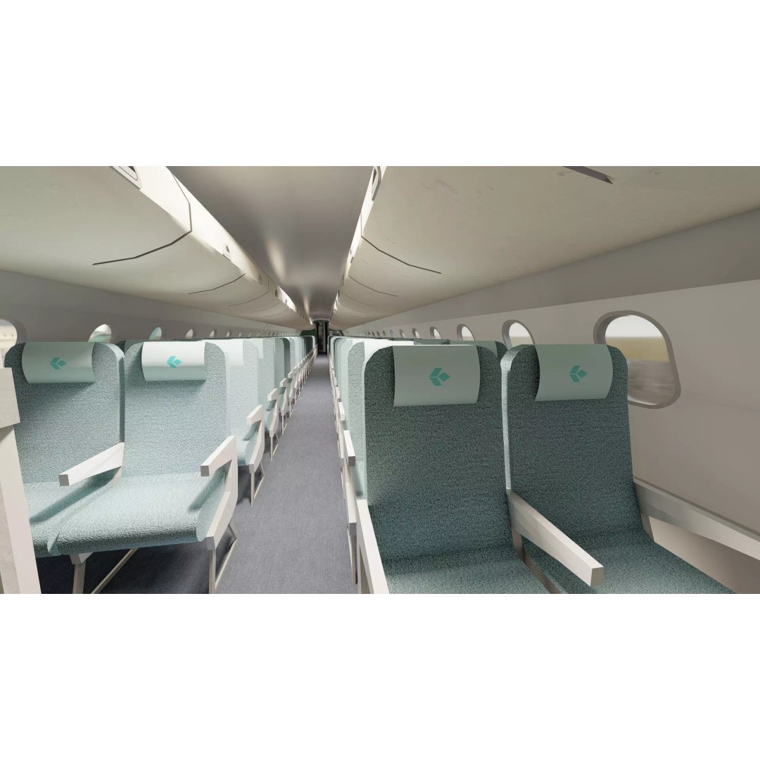 Embraer 190 & e-195 3D Model – Detailed Aircraft with Interior, Lumion Ready - View 33
