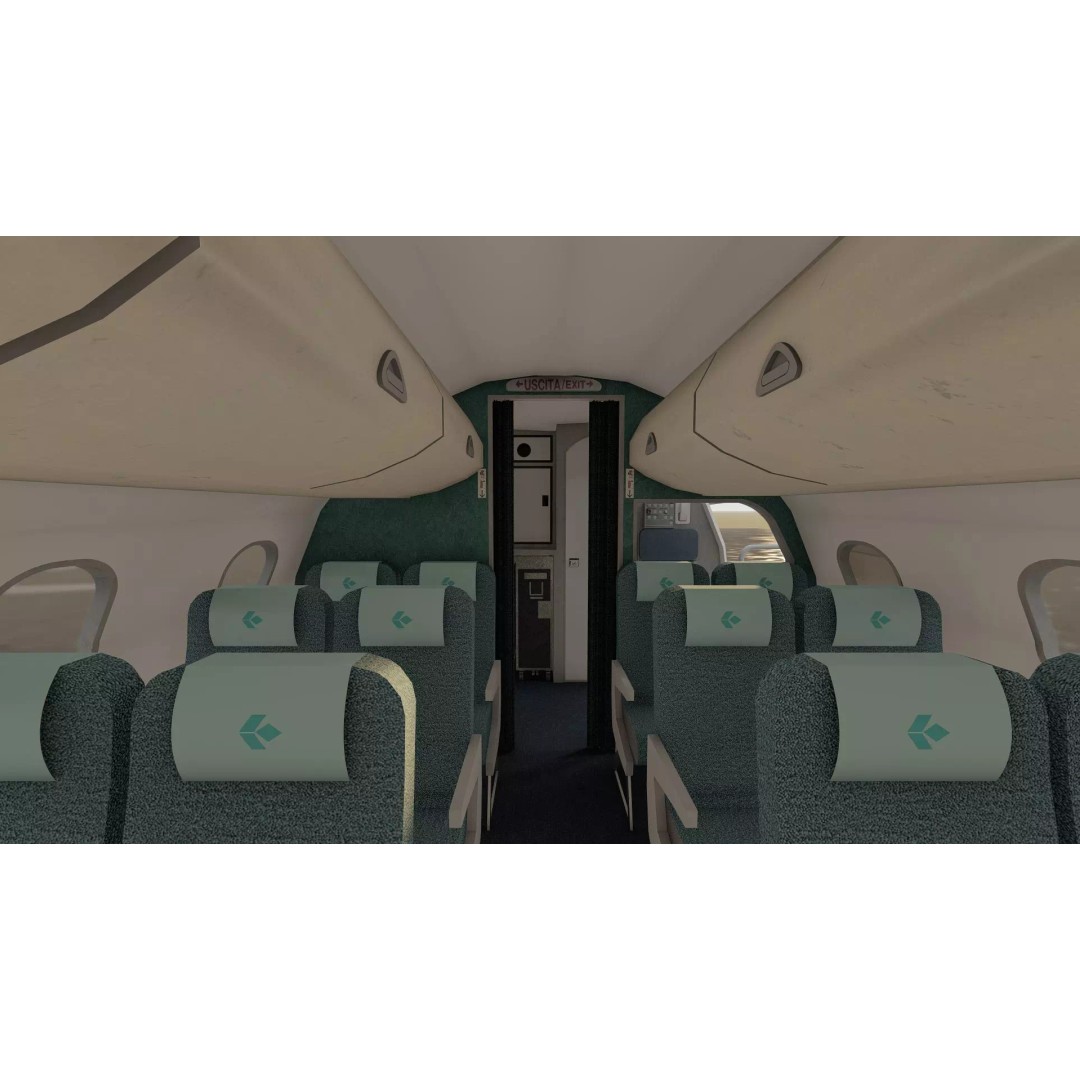 Embraer 190 & e-195 3D Model – Detailed Aircraft with Interior, Lumion Ready - View 35