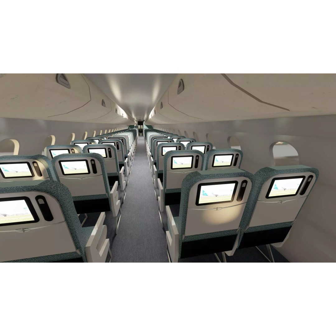 Embraer 190 & e-195 3D Model – Detailed Aircraft with Interior, Lumion Ready - View 36