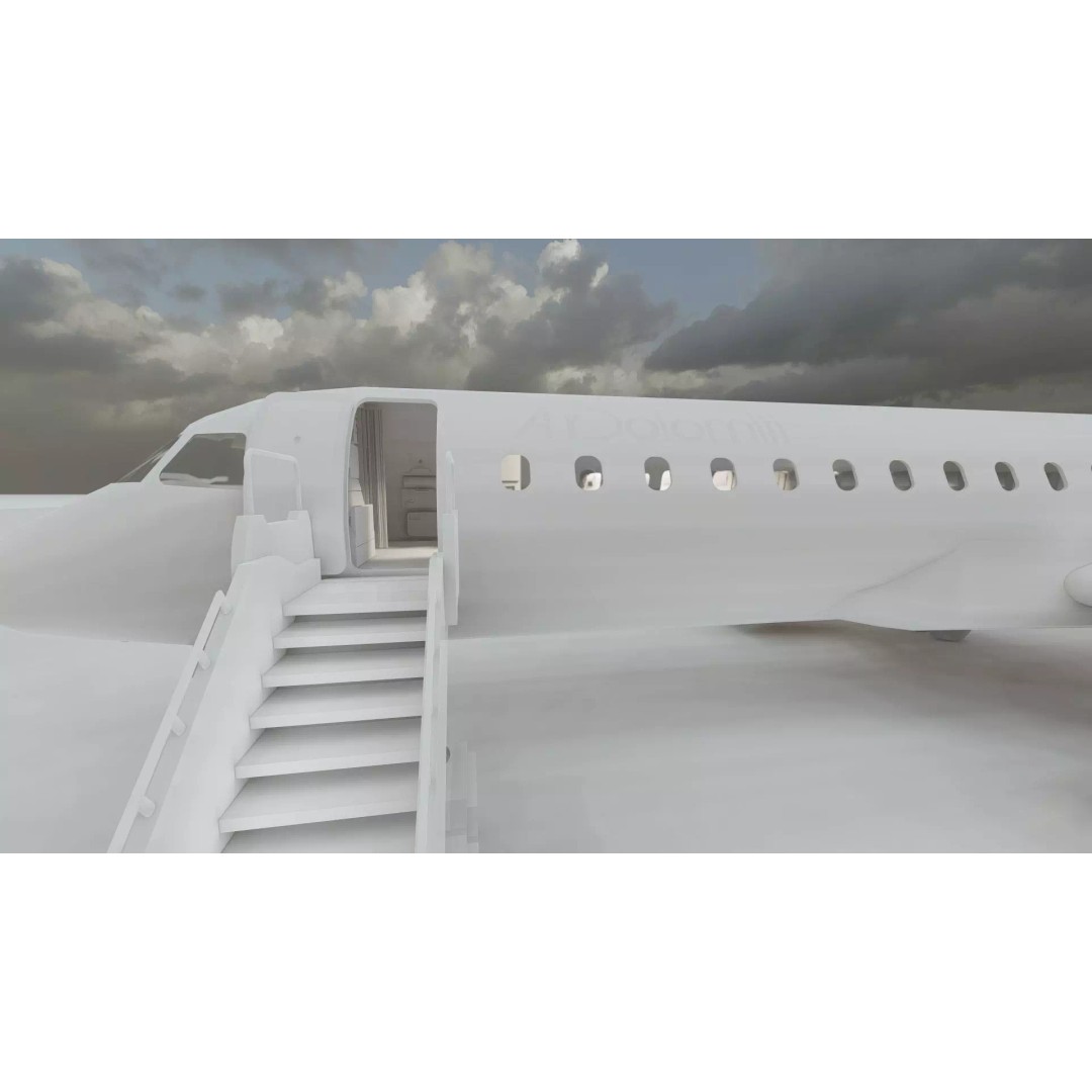 Embraer 190 & e-195 3D Model – Detailed Aircraft with Interior, Lumion Ready - View 44