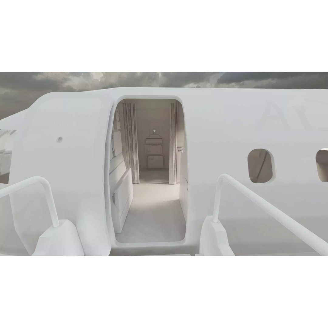 Embraer 190 & e-195 3D Model – Detailed Aircraft with Interior, Lumion Ready - View 45