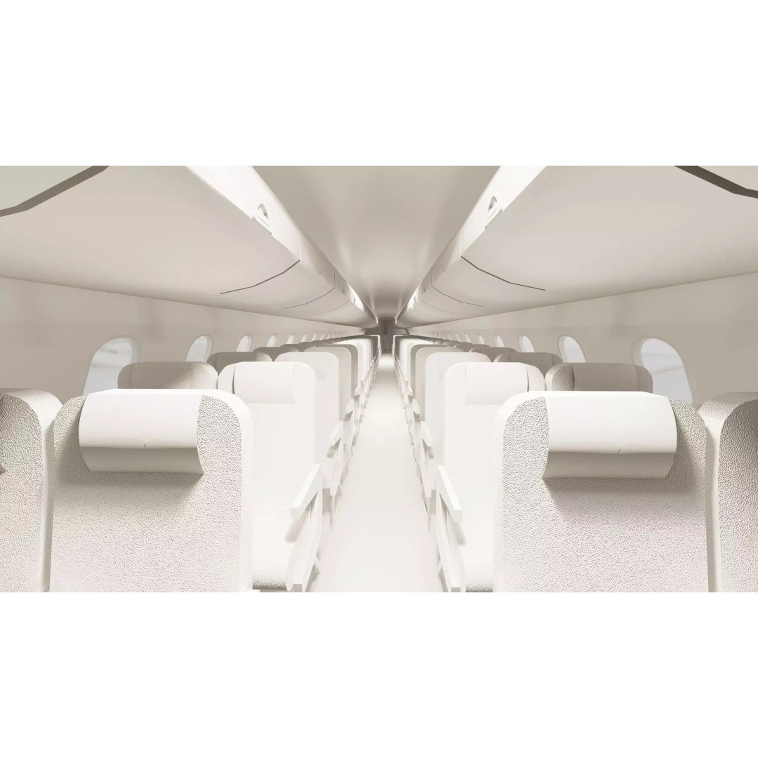Embraer 190 & e-195 3D Model – Detailed Aircraft with Interior, Lumion Ready - View 47