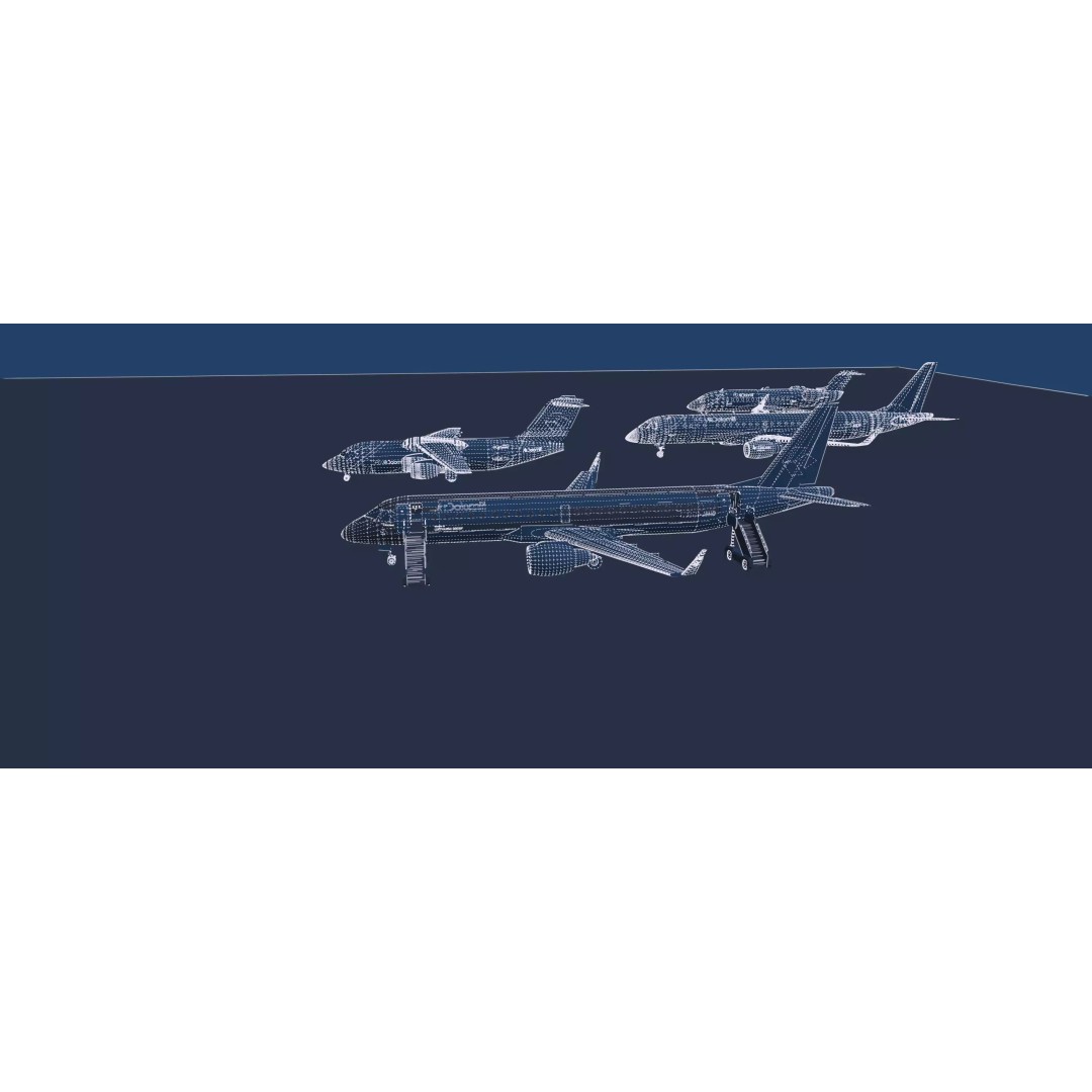 Embraer 190 & e-195 3D Model – Detailed Aircraft with Interior, Lumion Ready - View 48