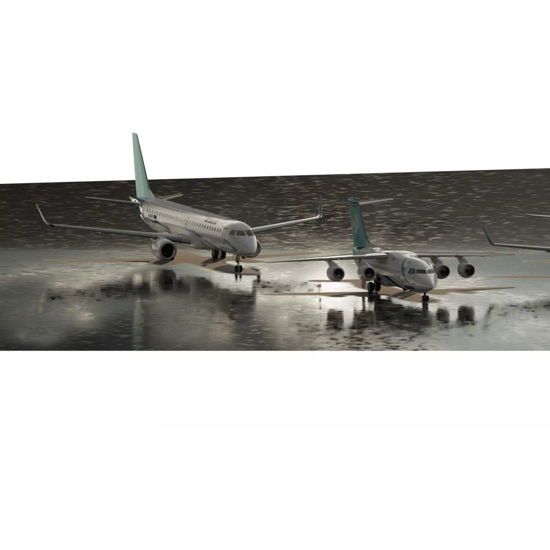 Embraer 190 & e-195 3D Model – Detailed Aircraft with Interior, Lumion Ready - View 5