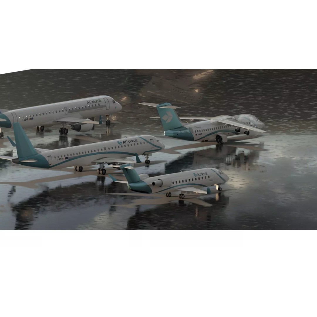 Embraer 190 & e-195 3D Model – Detailed Aircraft with Interior, Lumion Ready - View 7