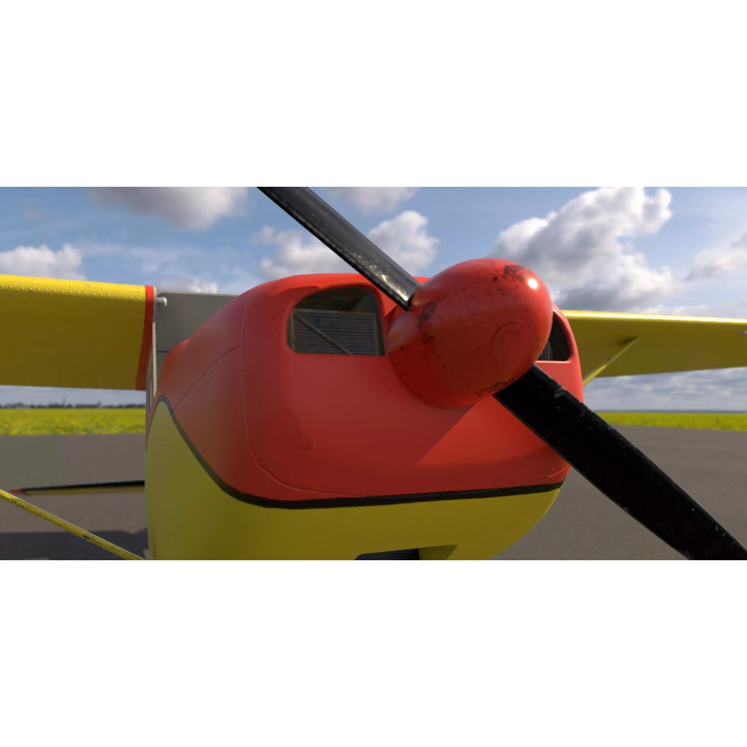 Bush Plane 3D Model – Low Poly Game Ready Aircraft, FBX, Blender - View 4