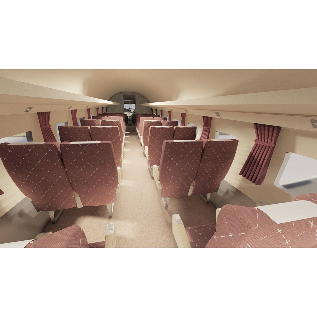 Douglas DC-3 and DC-4 3D Model – High Poly Aircraft with Interior, FBX/OBJ - View 31