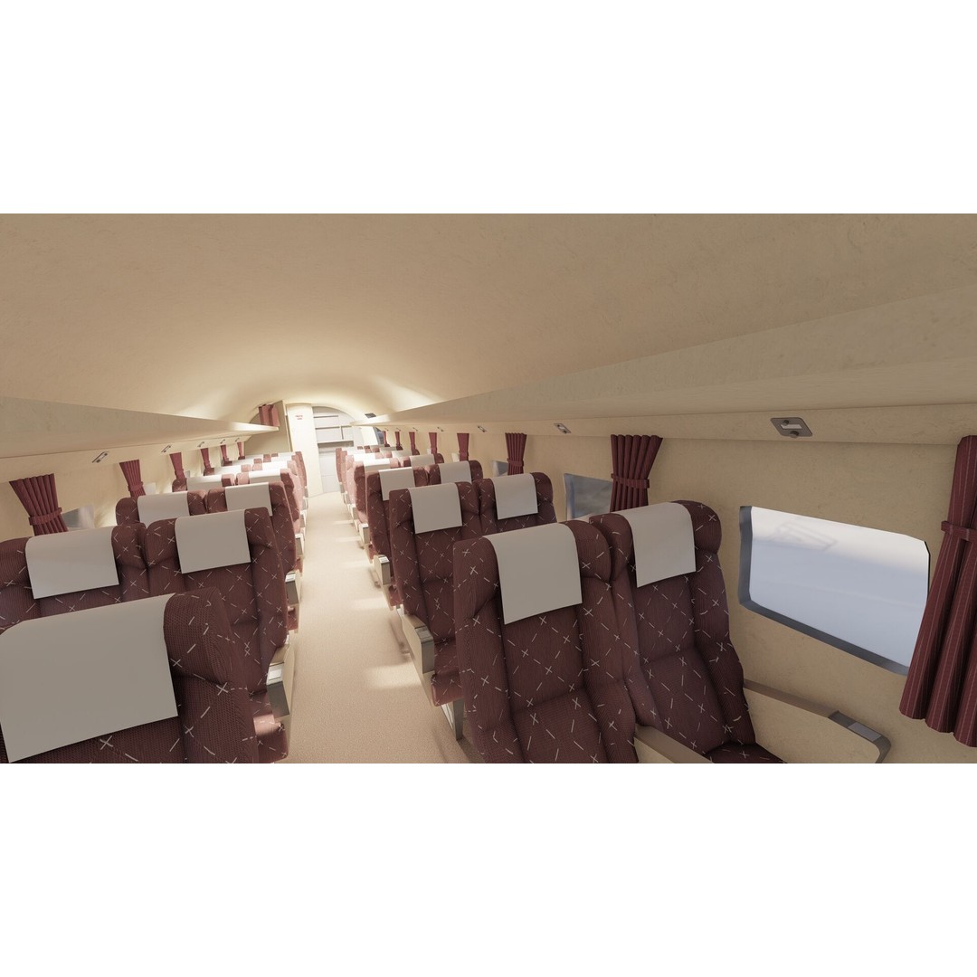 Douglas DC-3 and DC-4 3D Model – High Poly Aircraft with Interior, FBX/OBJ - View 34
