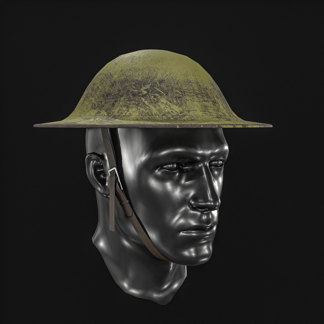 Army Officer Service Cap 3D Model – Low Poly PBR Game Asset, FBX - View 9