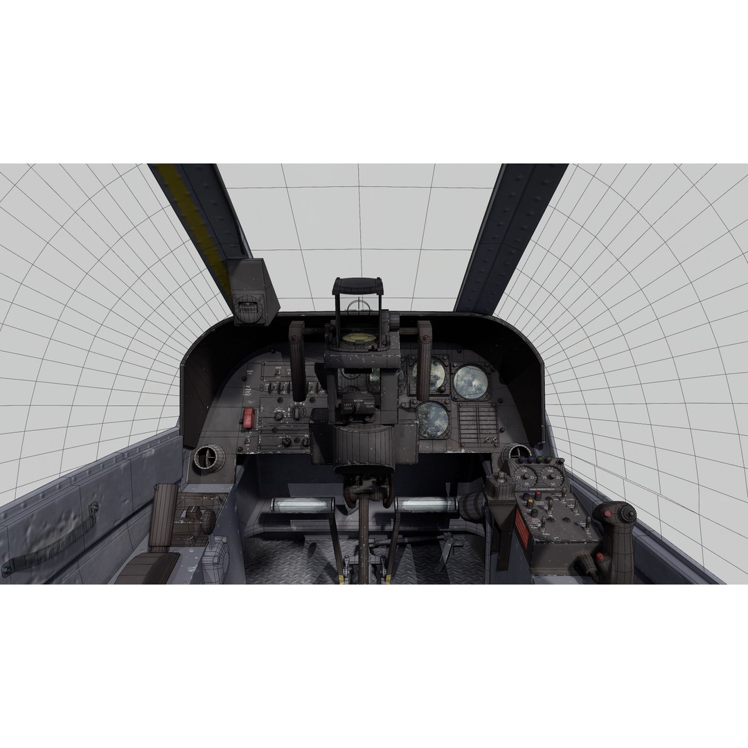 AH-1G Cobra 3D Model – Low Poly Game Ready Helicopter, FBX