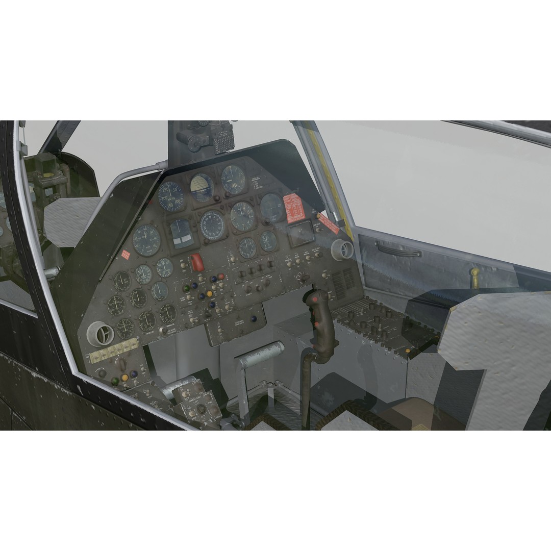 AH-1G Cobra 3D Model – Low Poly Game Ready Helicopter, FBX - View 27